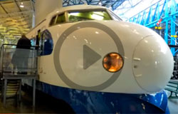 Shinkansen Japanese Bullet Train at National Railway Museum York